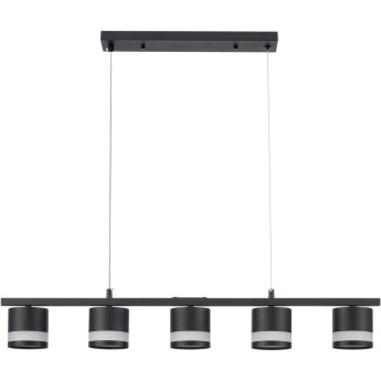 Светильник подвесной LUMION LANIKA 8240/5 COMFI LN25 LED GX53 5*7W 220V черный, металл/акрил